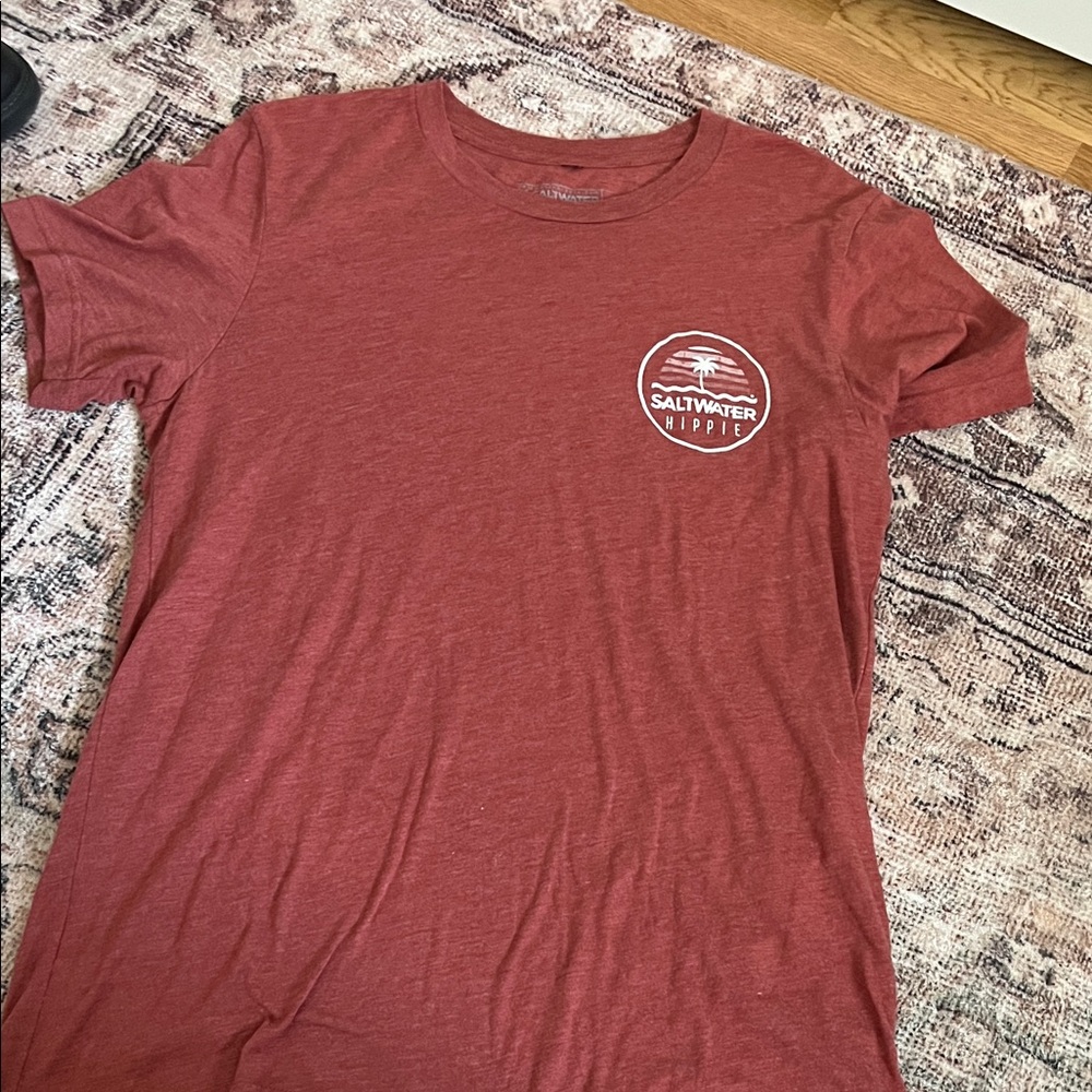 Women's Red Short Sleeve Tee